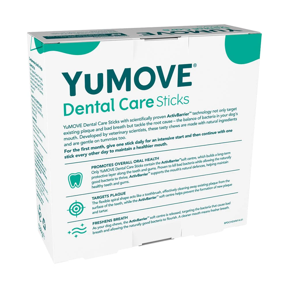YuMOVE Dental Care Sticks - Daily Double Pack WTO 50 - Image 6